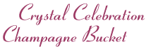 Crystal Celebration Champagne Bucket