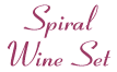 Spiral Wine Glasses Set of 4