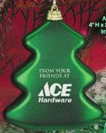 Tree Shape Custom Christmas Ornament - Green