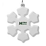 Snowflake Custom Christmas Tree Ornament