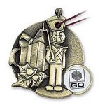 Tin Soldier Christmas Ornament wth Color Imprint