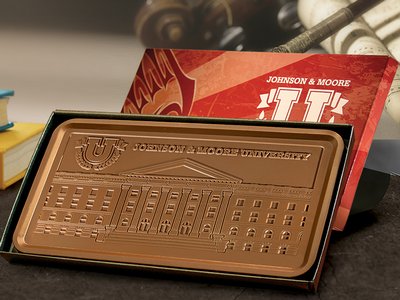 Custom Chocolate Gift Bar - Half Pound Chocolate 