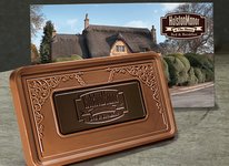 Custom Logo Chocolate Combo Bar Two Tone Milk & Dark