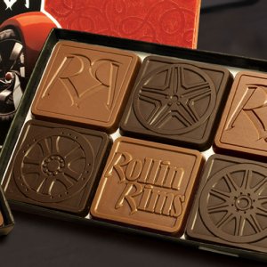 Chocolate Assortment with Clear Lid 6-Piece - No Band 