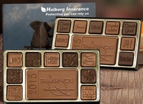 38-Piece Chocolate Assortment with Stock Border