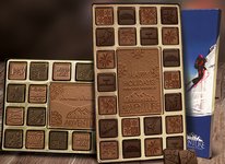 Chocolate Assortment with Custom Border 45pc