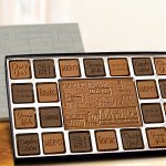 Chocolate Gift Assortment with Custom Logo Border - 90 Piece