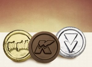Custom Chocolate Foil Coins 