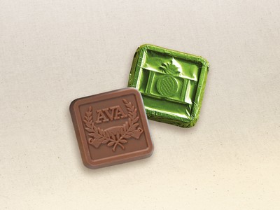 Custom Chocolate Foil Squares 