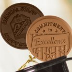 Chocolate Logo Lollipops