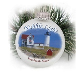 Glass Custom Christmas Ornament with Full Process Color Imprint