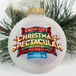 Glass Custom Christmas Ornament with Full Process Color Imprint