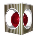 Glass Custom Christmas Ornament with 5 Spot Color Imprint 