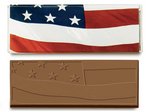 Stars & Stripes Chocolate Wrapper Bars-Large