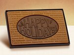 Happy Holiday Chocolate Combo Bar - Stock