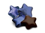 Chocolate Stars in Blue Foil-Dark - Stock