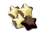 Chocolate Stars in Gold Foil-Dark - Stock