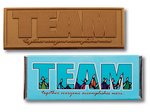Milk Chocolate TEAM Wrapper Bars - Stock