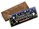 Thanks For Volunteering Chocolate Wrapper Bars
