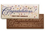 Congratulations Chocolate Wrapper Bars