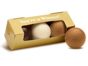 You're A Winner Chocolate Golf Ball 3-pack 