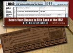 IRS 1040 Chocolate Wrapper Bars - Stock No Logo