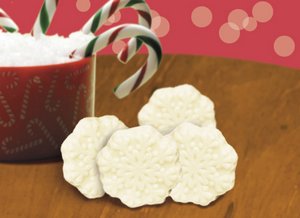 White Chocolate Snowflakes - Stock No Logo 