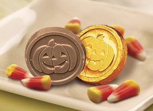 Halloween Jack-o-Lantern Coins - Stock No Logo 