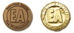 Milk Chocolate Enrolled Agent Coins in Gold Foil