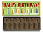 Happy Birthday Wrapper Bars-Dark Chocolate