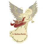 Angel Shape Ornament with Colored Accents