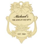 Golden Door Knocker Shape Ornament with Imprint