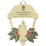 Holiday Candle Lantern Ornament with Imprint