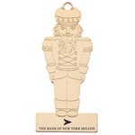 Nutcracker Shaped Tree Ornament with Imprint