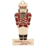 Nutcracker Shape Christmas Ornament Color Accents