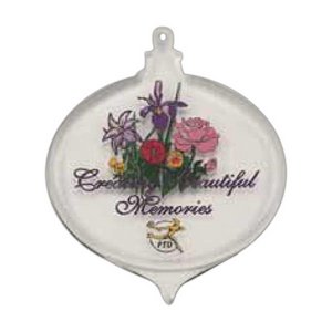 Christmas Ball - Acrylic Ornament with Imprint 