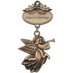 Golden Angel - Petite Ornaments with Oval Plates