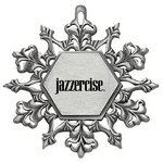 Snowflake Pewter Finish Ornaments