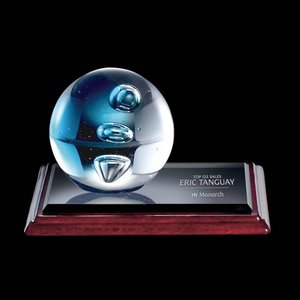 Zoltan Art Glass Award on Albion Base 