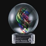 Galileo Award on Clear Base - 6 in. Diam