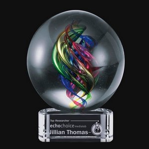 Galileo Award on Clear Base - 6 in. Diam 