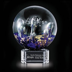 Serendipity Award on Clear Base - 4 3/4   in. Diam 