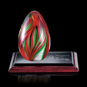 Bermuda Art Glass Award on Albion Base 