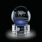 Tranquility Art Glass Award on Clear Base - 4 in. High