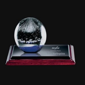 Starburst Art Glass Award on Albion Base 