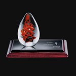 Helix Art Glass Award on Albion Base