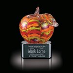 Picton Apple on Black Base - 4.5 in. High