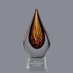 Barcelo Award on Clear Base - 10 in  Medium