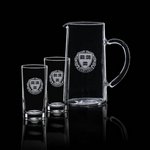Aristocrat Pitcher and 2 Hiball Glasses