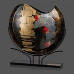 Oxford Art Glass - Curve Top 18 in. Wide